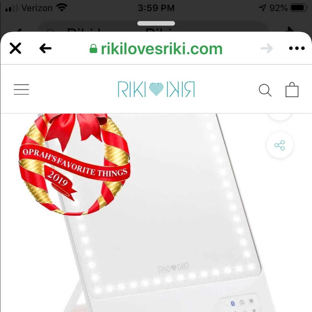 Riki Loves Riki Illuminated Makeup Mirror